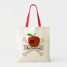 Teacher Pirate tote bag