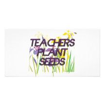 TEACHER PLANT SEEDS PHOTO CARDS