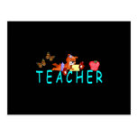 Teacher Reading Postcards