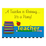 Teacher Retirement Party Invitations