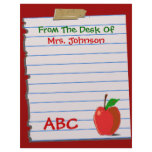 Teacher Stationery Custom Letterhead