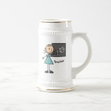 Teacher Stick Figure Coffee Mugs