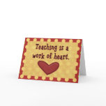 Teacher Thank You Card