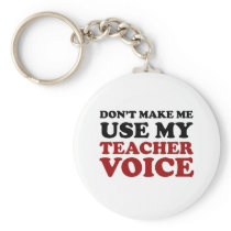Teacher Voice Keychain
