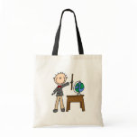 Teacher With  Globe Tote Bag
