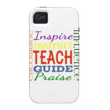 Teacher Word Picture Teachers School Kids Case-Mate iPhone 4 Cover
