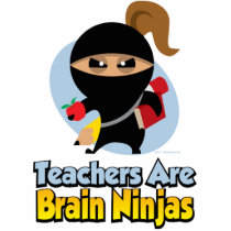 Teachers Are Brain Ninjas Photo Cut Outs