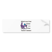 Teacher's Assistant Bumper Sticker