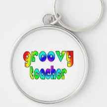 Teachers Birthday Christmas Parties Groovy Teacher Keychains