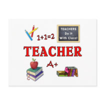 Teachers Do It With Class Post Card