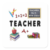 Teachers Do It With Class Stickers