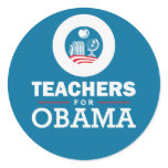 Teachers for Obama stickers