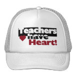 Teachers Have Heart Tshirts and Stickers Trucker Hats