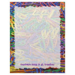 Teachers Hold it Together Paperclips Personalized Letterhead
