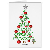 Teacher's Holiday Greeting Card
