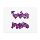 Teachers Inpsire (purple) Post Cards