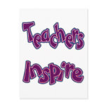 Teachers Inspire Postcard