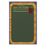 teacher's note stationery