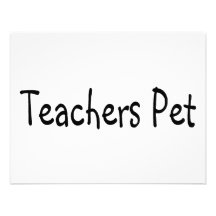 Teachers Pet Custom Announcement