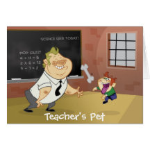 Teacher's Pet Greeting Card A