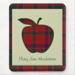 Teacher's Plaid Mouse pad