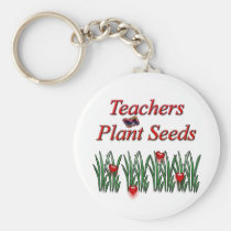 Teachers Plant Seeds keychains