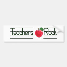 Teacher's Rock Bumper Stickers