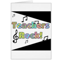 Teachers Rock Tshirts and Gifts Cards