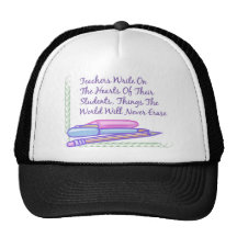 Teachers Write On The Hearts Of Their Students... Mesh Hats