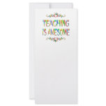Teaching is Awesome Rack Card Template