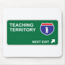 Teaching Next Exit Mouse Mat
