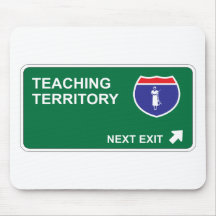 Teaching Next Exit Mouse Pads