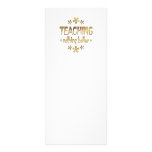 TEACHING Nothing Better Personalized Rack Card