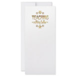 TEACHING Nothing Better Personalized Rack Card