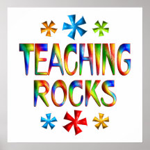 TEACHING ROCKS PRINT
