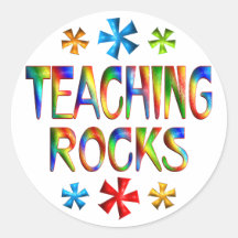 TEACHING ROCKS STICKER