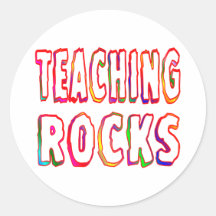 Teaching Rocks Sticker