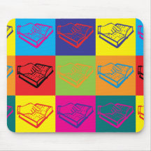 Teaching the Visually Impaired Pop Art Mouse Pads