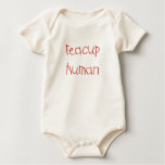 Teacup Human (red) t-shirts