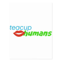 Teacup Humans Postcard