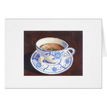 Teacup with Teabag Greeting Card