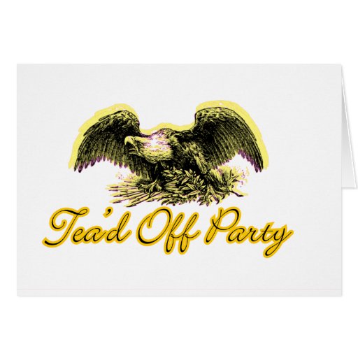 Tead Off Party Greeting Card