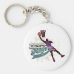 Teal and Purple Basketball Tshirts and Gifts Key Chains