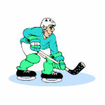 Teal and Sea Green Player Photo Cut Outs