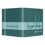 TEAL and TURQUOISE  Wedding Photo Planner Binder