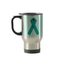 Teal Awareness Ribbon Products Coffee Mug