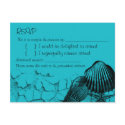 Teal Beach RSVP postcards