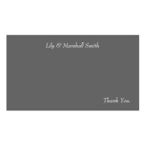 Teal Blossom Thank You Card
