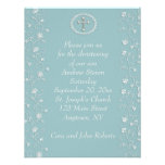 Teal Blue Religous Invitation