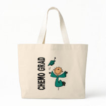 Teal CHEMO GRAD 1 (Ovarian Cancer) Canvas Bag